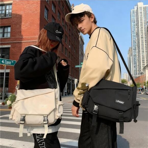 Cute Crossbody Bag Japanese Kawaii Messenger Bag Nylon Shoulder Bag for Women Me - Picture 2 of 7